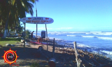 Saladita Beach -  Lourdes Surfboard Rentals