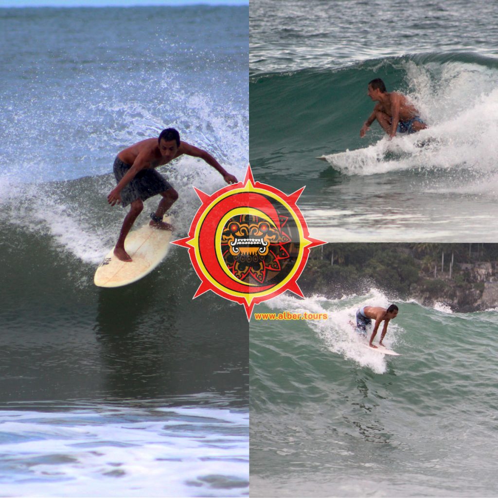 Surfing Playa Linda. Escolleras, Gatas